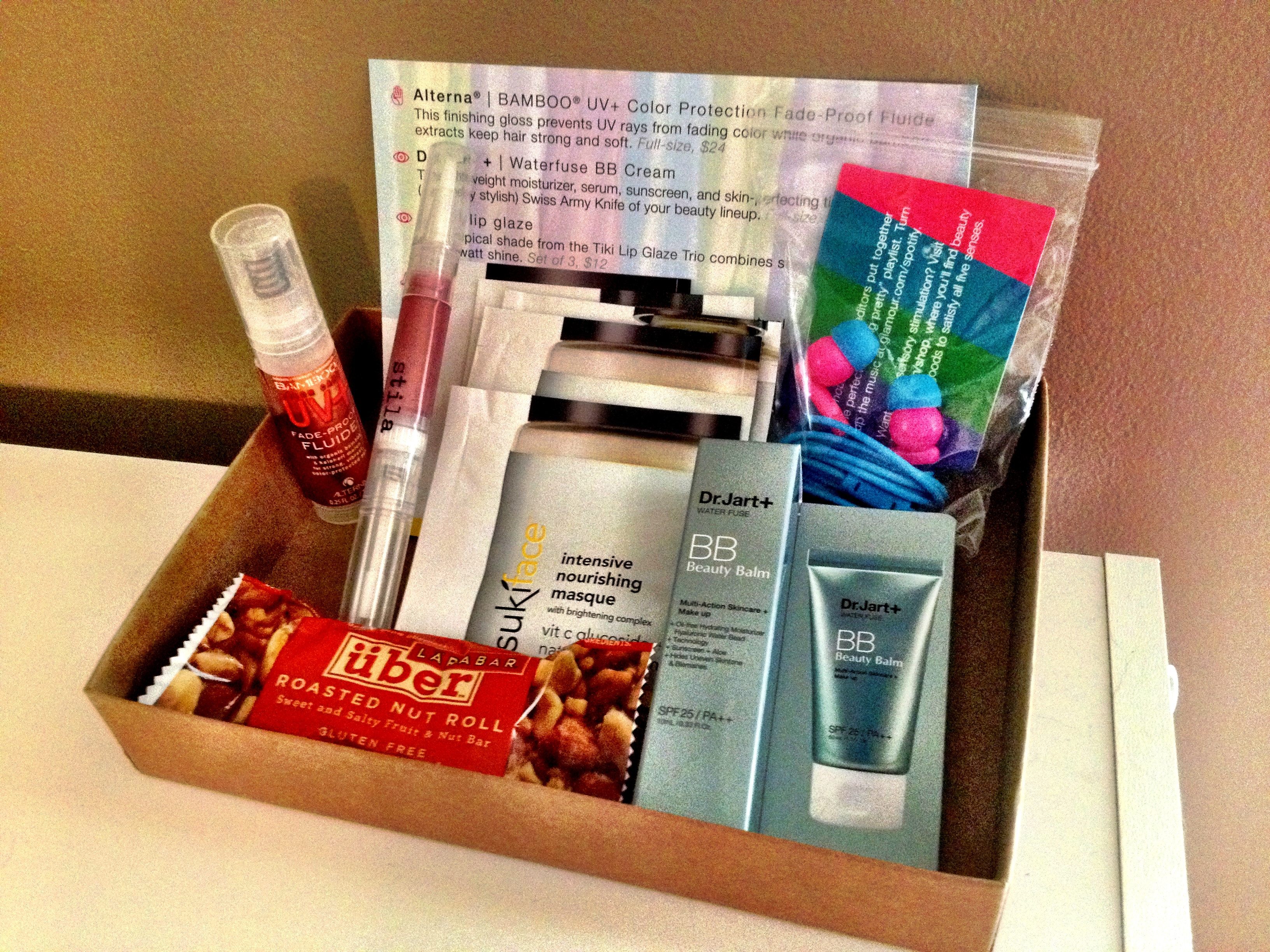 The Birchbox was sponsored by Glamour, which meant it was super amazing